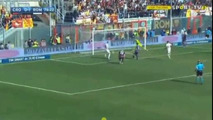 Dzeko Goal - Crotone vs Roma 0-2  12.02.2017 (HD)
