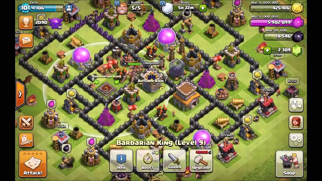 TH8 BASE LAYOUT - MAX DARK ELIXIR PROTECTION