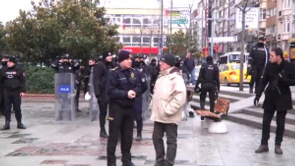 Şişli'de Izinsiz Açıklamaya Müdahale