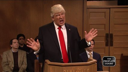 Baldwin's at it again on SNL as Trump suing federal judges