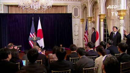 Missile nord-coréen: Trump assure Tokyo du soutien des E.U.