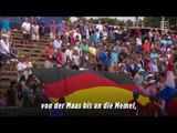 Skandal bei der FED Cup Eröffnung 2017. Lehrer singt bei Hymne 'Deutschland Deutschland über alles'