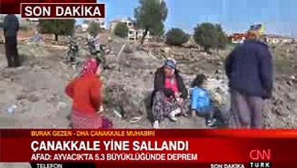 Son Dakika! Çanakkale Yine Sallandı- 5.3 Büyüklüğüne Deprem