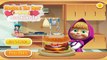 Masha Cooking Big Burger | Best Game for Little Girls - Baby Games To Play