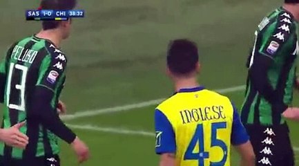 Roberto Inglese Goal - Sassuolo	1-1	Chievo 12.02.2017