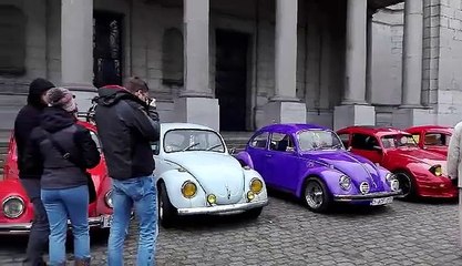 Bruxelles: la Love Bugs Parade au Cinquantenaire