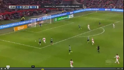 Dolberg Goal - Ajax vs Sparta  2-0  12.02.2017 (HD)