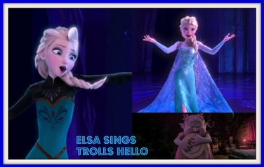 FROZEN ELSA LET IT GO TROLLS POPPY & BRANCH