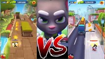 Talking Tom Gold Run Super Tom & Super Angela Backwards Running