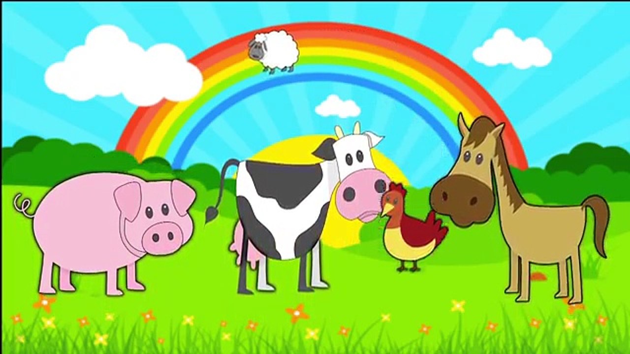 Finger Family FARM ANIMALS Song with ANIMAL SOUNDS for Children & Kids to Learn Nursery Rhymes Video