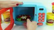 Just Like Home Microwave Oven Toy Play-Doh Kitchen Toy Cutting Food Cooking Playset Toy Videos