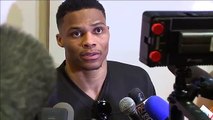 Russell Westbrook Postgame Interview _ Warriors vs Thunder _ February 11, 2017 _ 2016-17 NBA Season