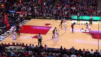 Wild End Of Fourth Quarter | Raptors vs Bulls | January 7, 2017 | 2016 17 NBA Season
