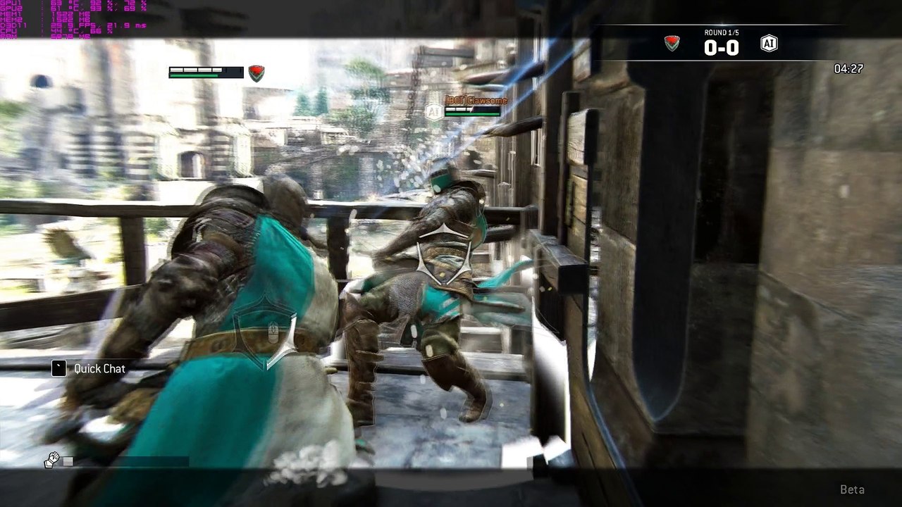 For Honor BETA | Performance Test Ultra Settings | Intel Core i5 2500K | NVIDIA®GTX 580