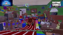 Mater from Cars in Andys Bedroom from Toy Story - Finger Family Nursery Rhyme Children Songs T