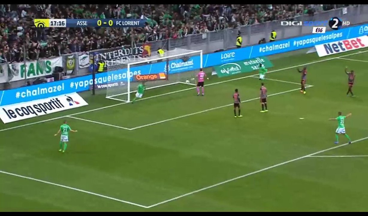 Loic Perrin Goal HD - St Etienne 1-0 Lorient - 12.02.2017