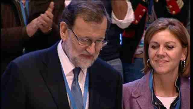 Rajoy cierra el congreso de los populares con la mirada puesta en Cataluña