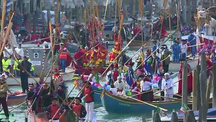 Venise: «Parade du Rat» au deuxième jour du carnaval