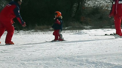 28/01/2017 Gabriel 1ere leçon de ski