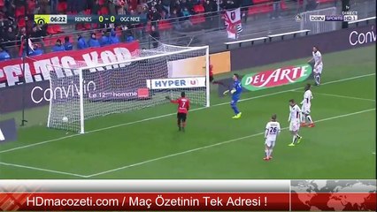 Rennes 2 - 2 Nice Highlights All goals / Maç Özeti