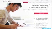 Professional Editing & Proofreading Services-PaperTrue