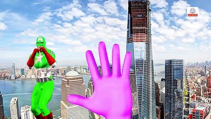 Капитан Америка Finger Семья Супер Героев Стишки | Потешки | Развлечения Обучающие Видео