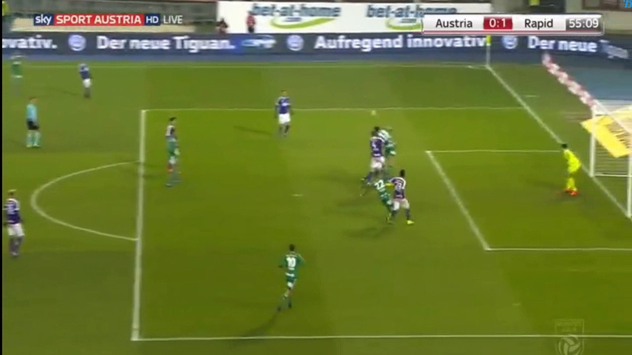 Giorgi Kvilitaia Goal HD - Austria Vienna	0-1	Rapid Vienna 12.02.2017