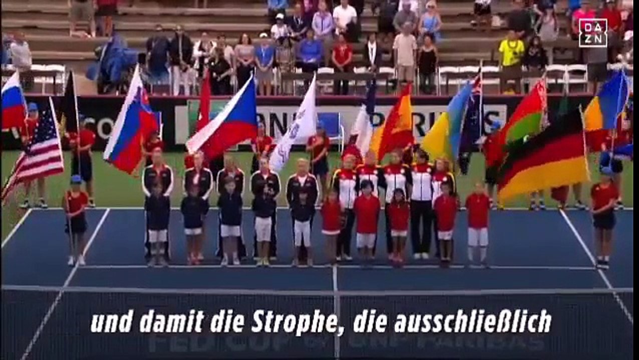 Tennis - En Fed Cup, les Etats-Unis se trompent et chantent l'hymne nazi pour l'Allemagne