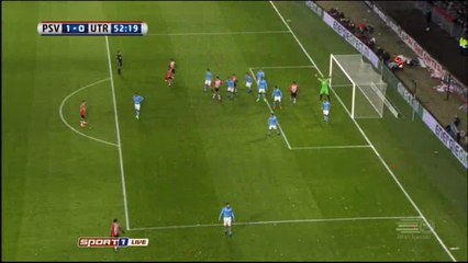 Luuk de Jong Goal HD - PSV	1-0	Utrecht 12.02.2017