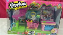 SHOPKINS toys!! Toy video Shopkins SMALL MART TOY WITH 2 SHOPKINS! Toy videos!!!