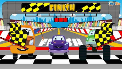 The White Ambulance helps Cars Friend | Emergency Vehicles | Cars & Trucks cartoons for kids