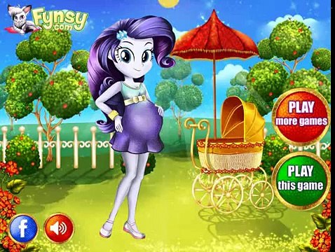 Rarity gives birth to baby ( Рарити рожает малышку )