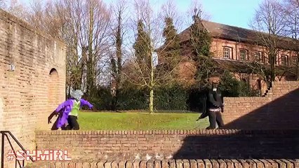 Batman vs Crazy Joker Zombie vs Mummy Castle Zombies In Real Life Superhero Movie! SHMIRL
