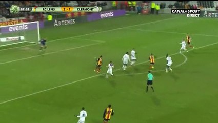 Mathias Autret GOAL HD - Lens 3-1 Clermont 13.02.2017 HD