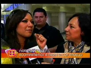 Acompañamos a Nadia en Los Ángeles