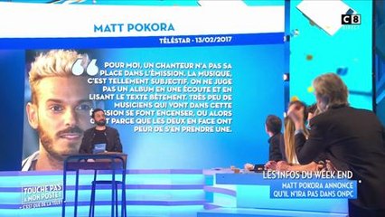 TPMP : Gilles Verdez trouve M. Pokora "courageux" de refuser d'aller dans ONPC