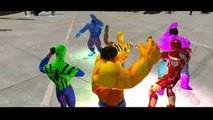 SPIDERMAN COLORS FUN BOAT PARTY w/ HULK COLORS! Nursery Rhymes Superhero Movie! Animation for Kids