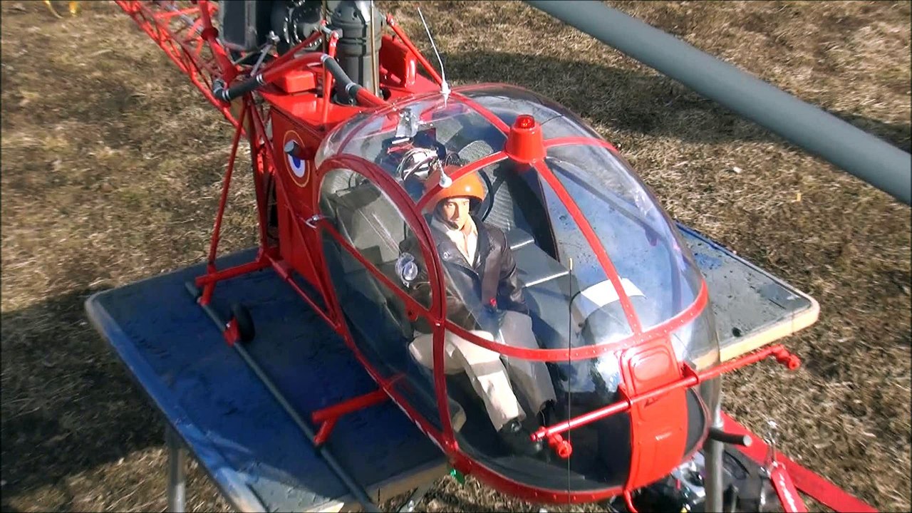 ALOUETTE 2 F-ZBAD Présentation en vols