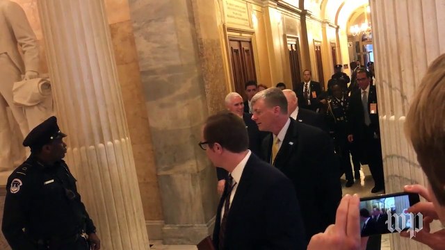 Vice President Mike Pence ignores questions on Flynn