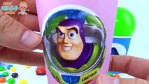 Balls and Cups Skittles Candy Learn Colours Surprise Toys McQueen Cars 3 Finding Dory Toy Story