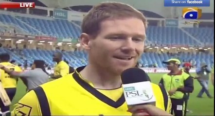 Morgan on his out given by Aleem Dar