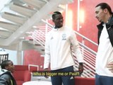 Young fan surprised by Pogba, Zlatan and co.