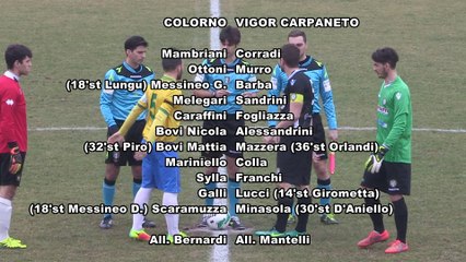Eccellenza: Colorno - V.Carpaneto 2-3, gli highlights e le interviste agli allenatori