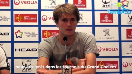 ATP - Open Sud de France 2017 - Alexander Zverev : "J'ai pris 4/5 kg de muscles cet hiver"
