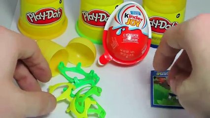 Download Video: 5 Surprise eggs play doh kinder joy kinder surprise The Simpsons - Киндер Сюрприз и Киндер Joy