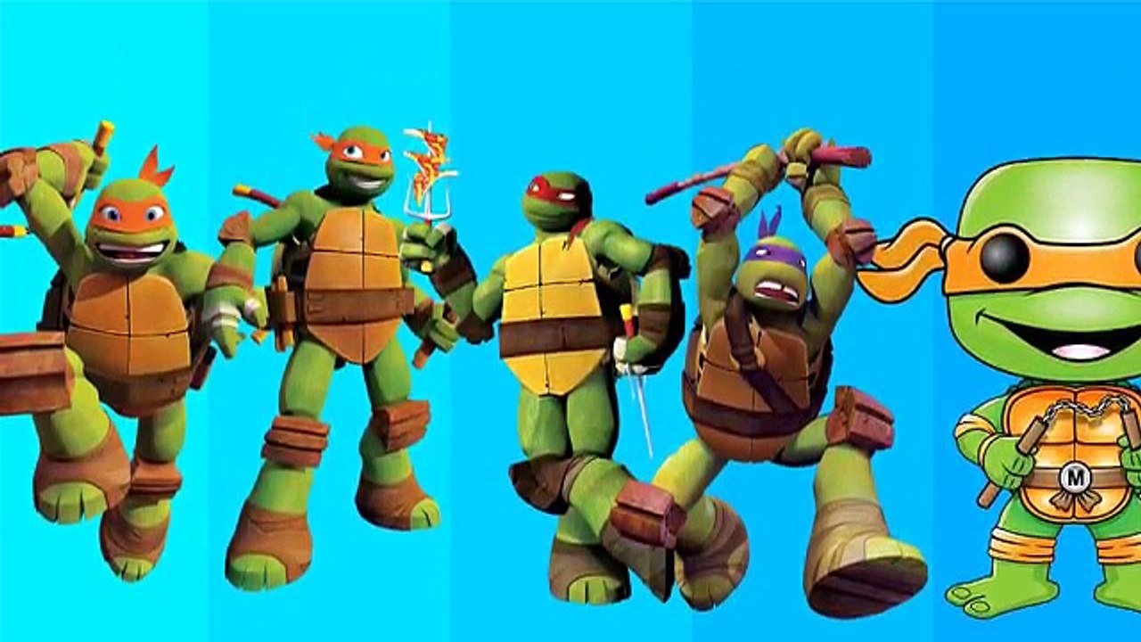 Ninja Turtles Cartoon Finger Family Nursery Rhyme For Kids