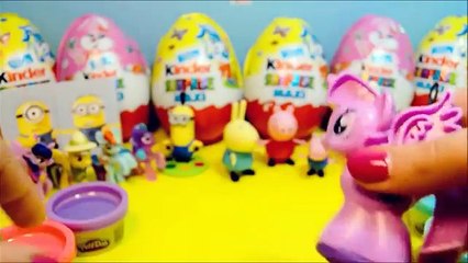 Peppa Pig My Little Pony Play Doh Surprise Eggs MLP Toys