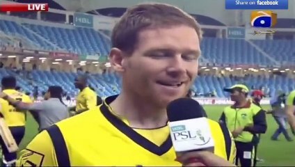 Morgan on his out given by Aleem Dar