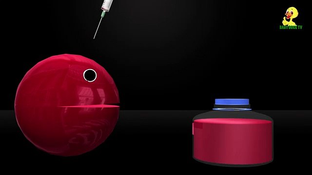 Учим цвета Пакман для малышей Детский бал цветов разносчик весело изучать цвета видео для детей