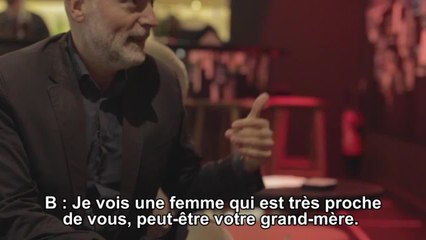 "L'interview médium" : Bruno le médium rencontre Laurence Boccolini pour la première fois (J-1)
